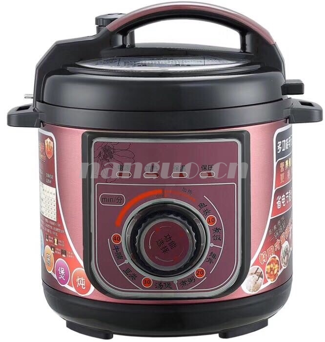 皇冠珍宝1000ej6826j机械电压力锅6l紫红每件2个